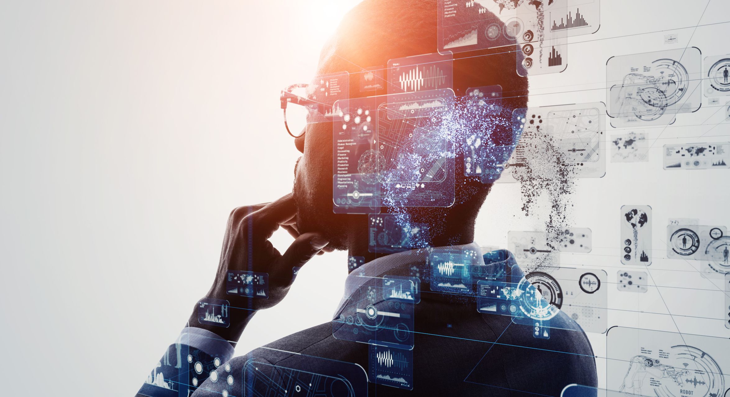 AI (Artificial Intelligence) concept. Deep learning. GUI (Graphical User Interface). Causal Intelligence: The Key to boosting AI Performance in Business