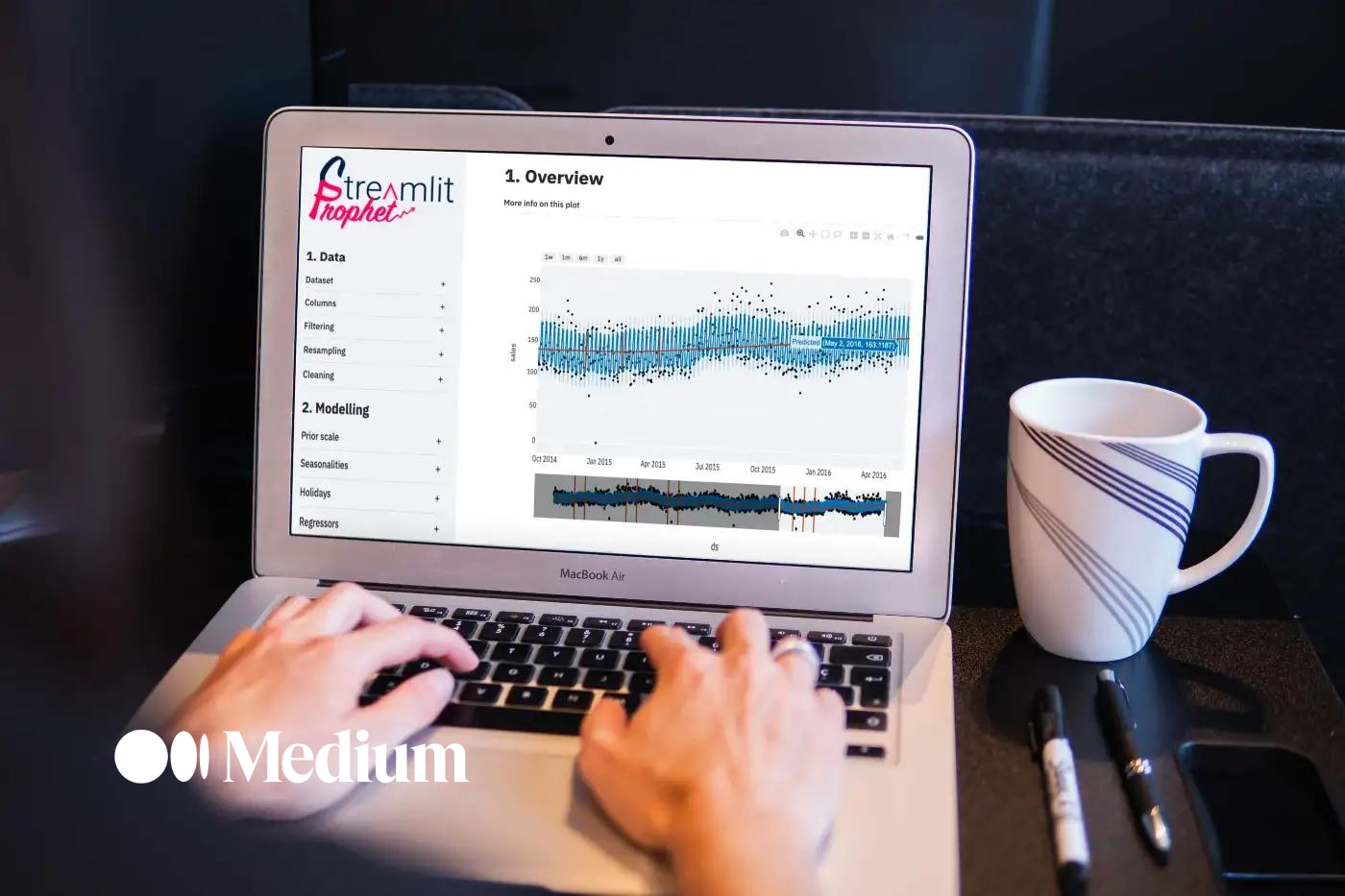 3 Visual time series forecasting with Streamlit Prophet