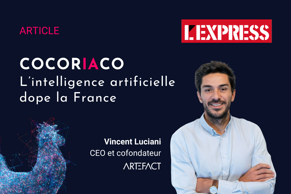 ARTICLE VL – L’Express Vincent Luciani : «L’IA va permettre aux entreprises d’être plus productives et de bâtir des offres plus riches»