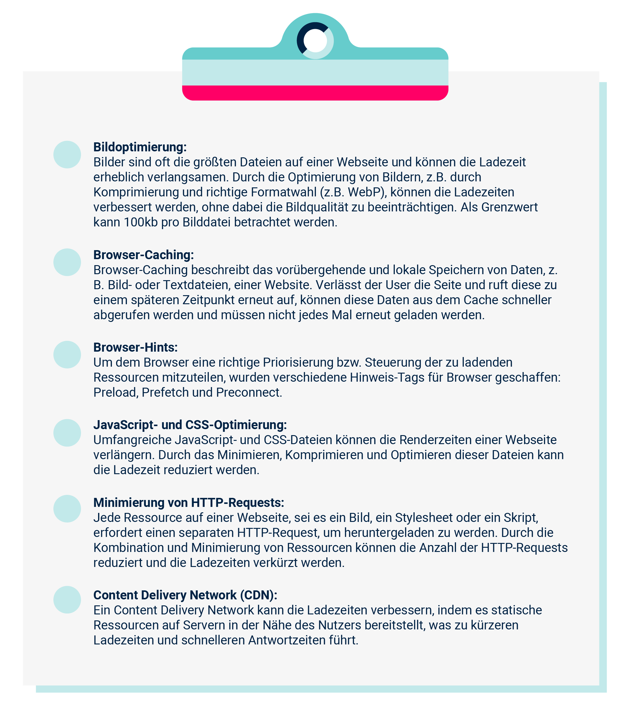 Welche Faktoren beeinflussen die Ladezeiten einer Webseite?