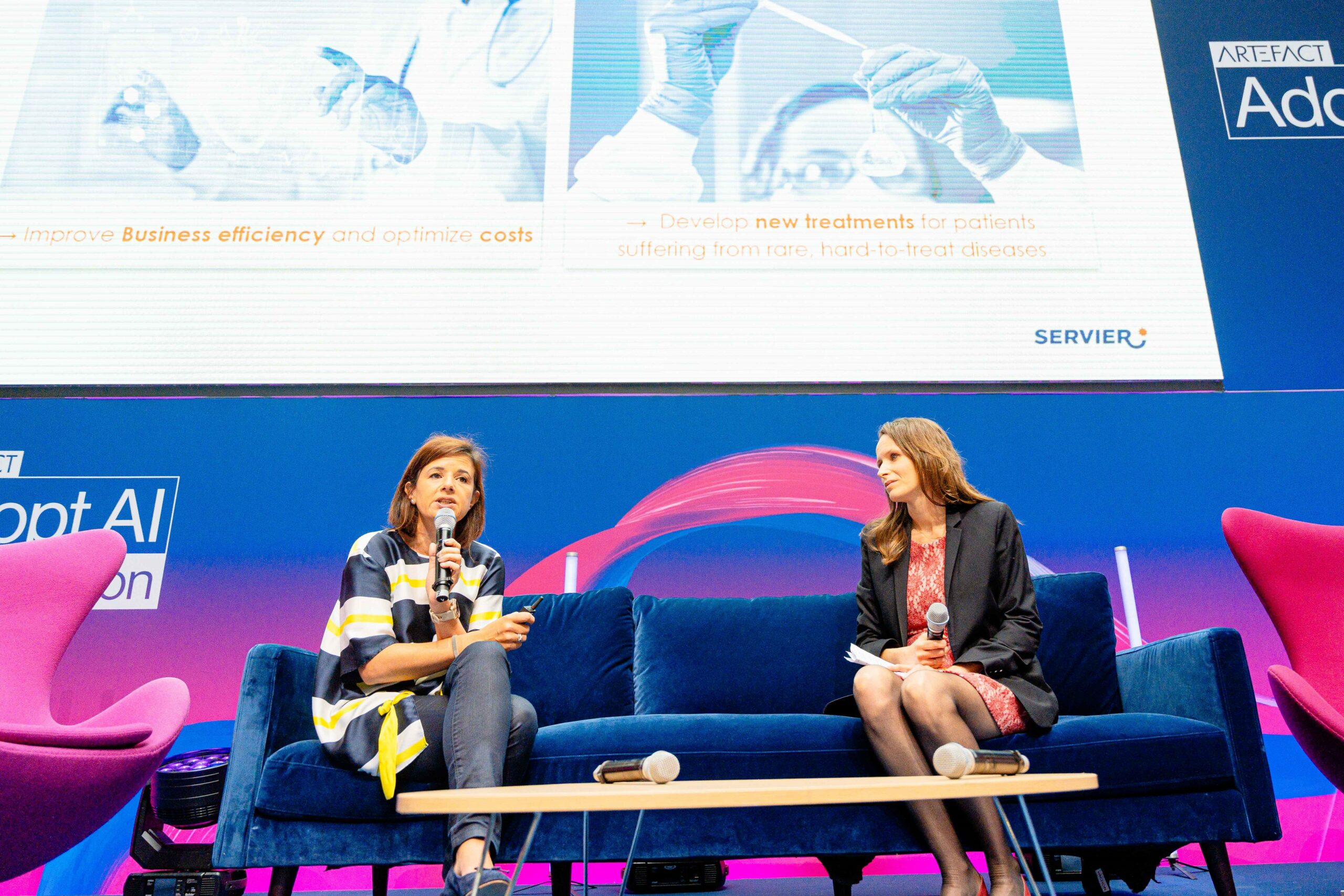 virginie dominguez – adopt ai summit Virgine Dominguez, Exec VP Digital, Data & Info Systems at SERVIER at the Adopt AI Summit – How AI is reshaping pharmaceutical companies