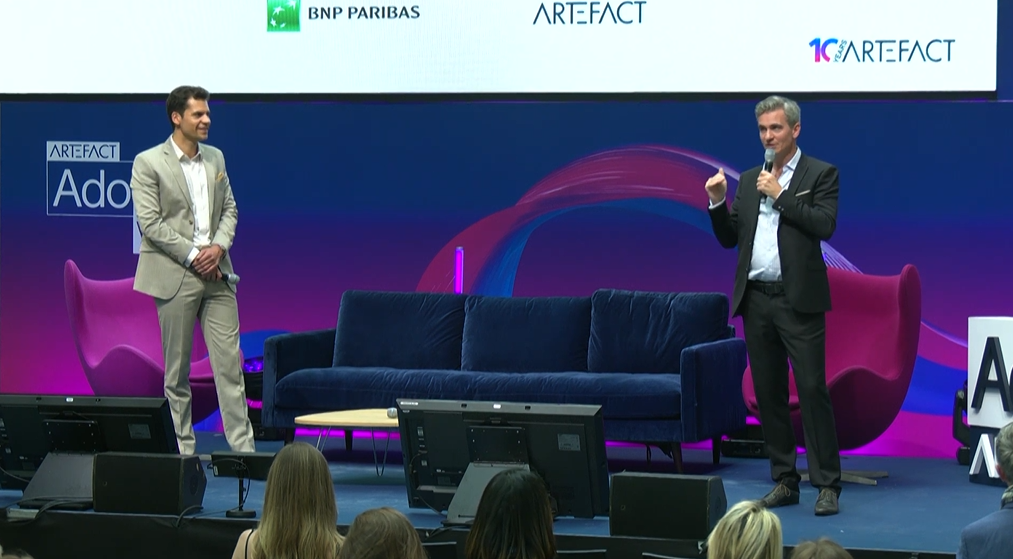 Conference Adrien Vesteghem (BNP) – Adopt AI 2024 Adrien Vesteghem, AI Program Director at BNP Paribas, at the Adopt AI Summit – Under the hood of the Banking Industry: The AI revolution with BNP Paribas