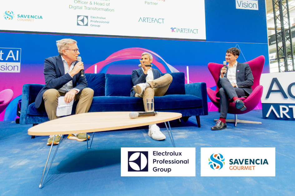 Conference Savencia x Electrolux – Adopt AI 2024 SAVENCIA GOURMET and ELECTROLUX PROFESSIONAL at the Adopt AI Summit by Artefact – Why does the acculturation of people matter for successful AI adoption