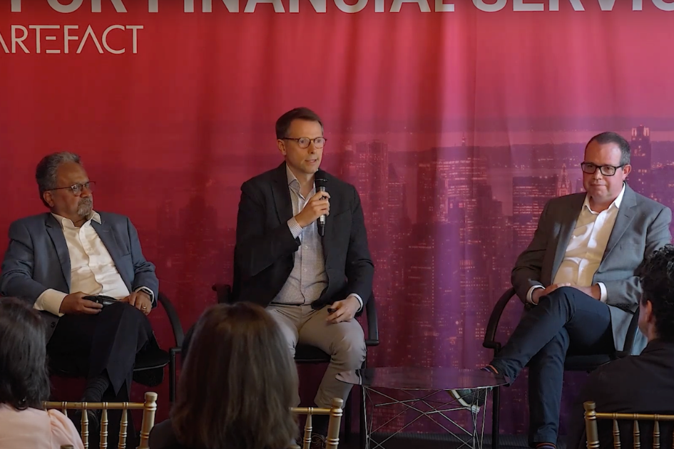 Swift & Mostly AI – AI for Financial Services 2024, New York City Johan Bryssinck, Program Lead for AI/ML at Swift, Chalapathy Neti, Head of AI/ML Platform at Swift, & Tobias Hann, CEO Mostly AI – Global Financial Crime Prevention