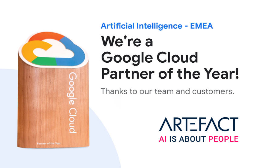 Artefact wins the 2025 Google Cloud Artificial Intelligence Partner of the Year Award for EMEA