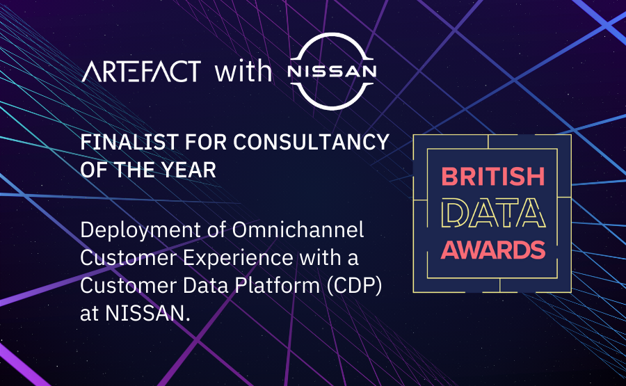 British data awards Artefact selected as finalists for Consultancy of the Year at the British Data Awards 2025