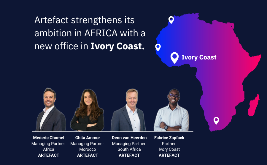 New Office – Ivory Coast – Website (1) Artefact expands its presence on the African continent with the acceleration of its data and AI consulting activities in Ivory Coast, marked by the opening of a new office in Abidjan.