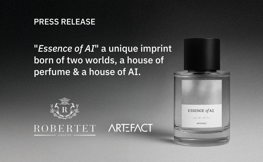 CP Robertet – Newsroom Essence of AI Artefact’s Olfactive Essence