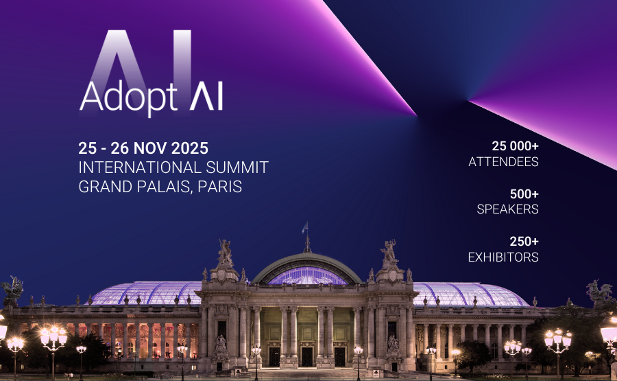 Artefact hosts the international summit Adopt AI on November 25 and 26, 2025, at the Grand Palais in Paris.