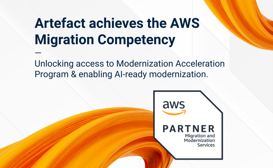 Artefact Achieves AWS Migration Competency: The Foundation for AI-Driven Cloud Modernization