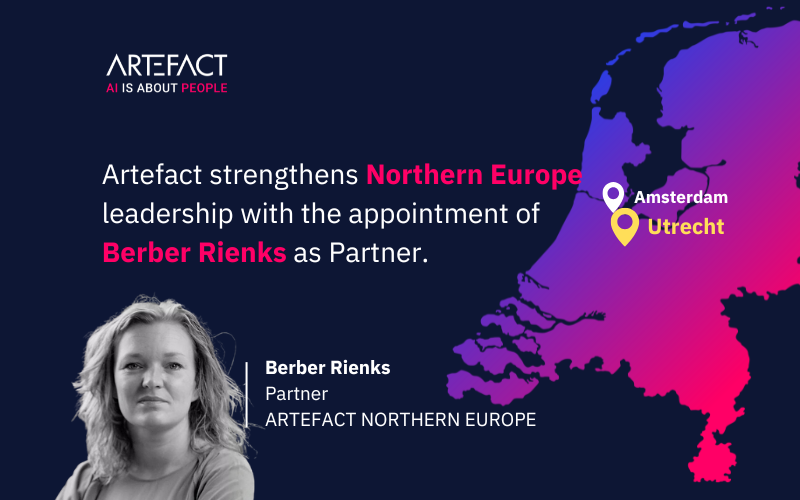 Artefact strengthens Northern Europe leadership with the appointment of Berber Rienks as Partner