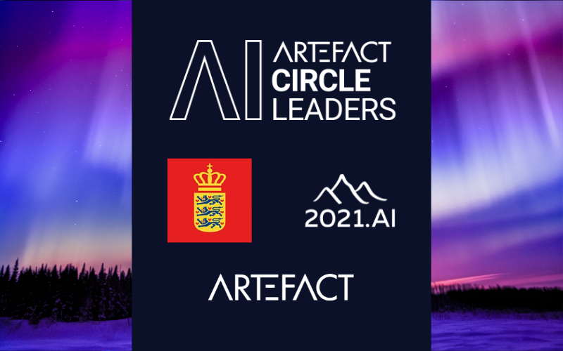 活动横幅 - Artefact 的 AI 领袖圈与丹麦王国领事馆和 2021.AI